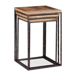 3x Beistelltisch In Schwarz -Relaxdays relaxdays 3x beistelltisch in schwarz 5