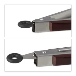 3x Grillzange In Silber -Relaxdays relaxdays 3x grillzange in silber 2