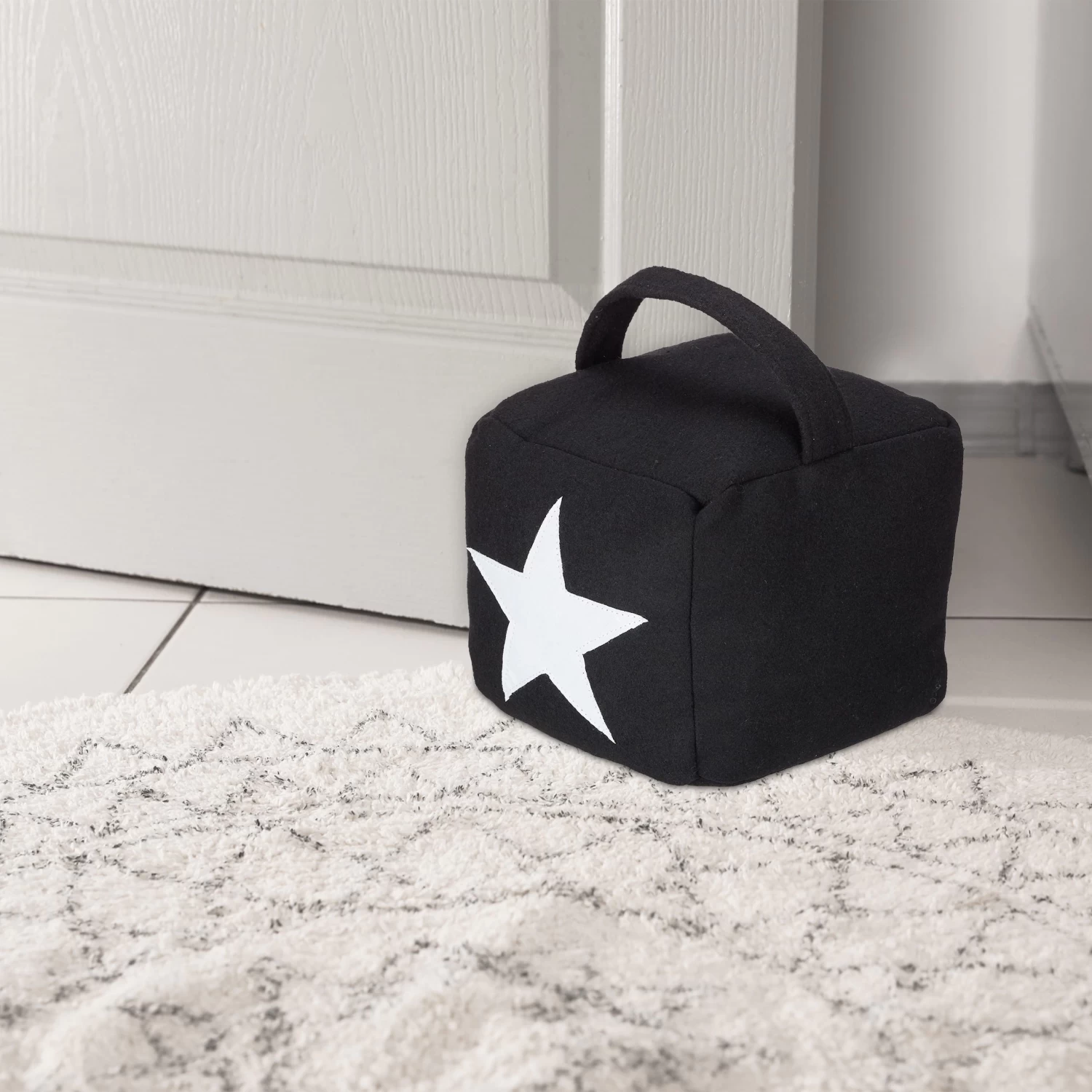 3x Türstopper "Stern" In Schwarz 2 3x Türstopper "Stern" In Schwarz – Bild 2