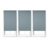 3x Verdunkelungsrollo In Grau - (B)60 X (H)160 Cm