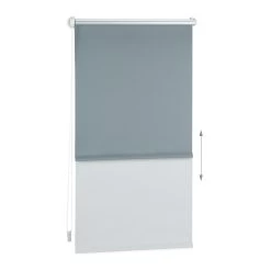 3x Verdunkelungsrollo In Grau - (B)60 X (H)160 Cm -Relaxdays relaxdays 3x verdunkelungsrollo in grau b 60 x h 160 cm 3