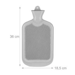 3x Wärmflasche In Grau 11 3x Wärmflasche In Grau -Relaxdays relaxdays 3x warmflasche in grau 3