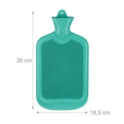 3x Wärmflasche In Türkis -Relaxdays relaxdays 3x warmflasche in turkis 3
