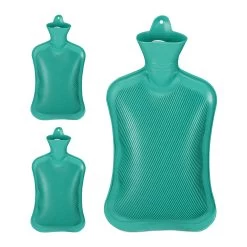 3x Wärmflasche In Türkis -Relaxdays relaxdays 3x warmflasche in turkis 7