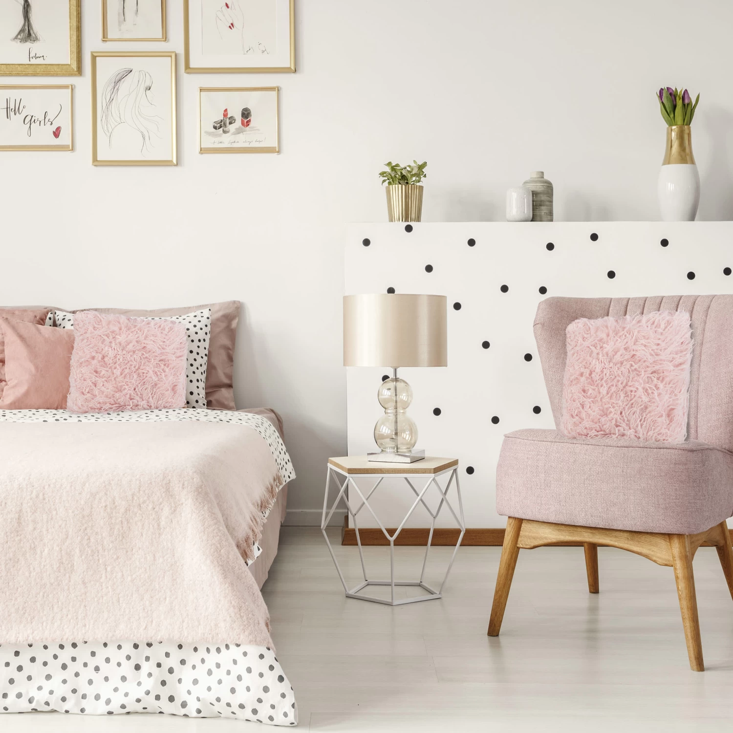 4 X Fellkissen In Rosa - (B)45 X (T)45 Cm 2 4 X Fellkissen In Rosa - (B)45 X (T)45 Cm – Bild 2