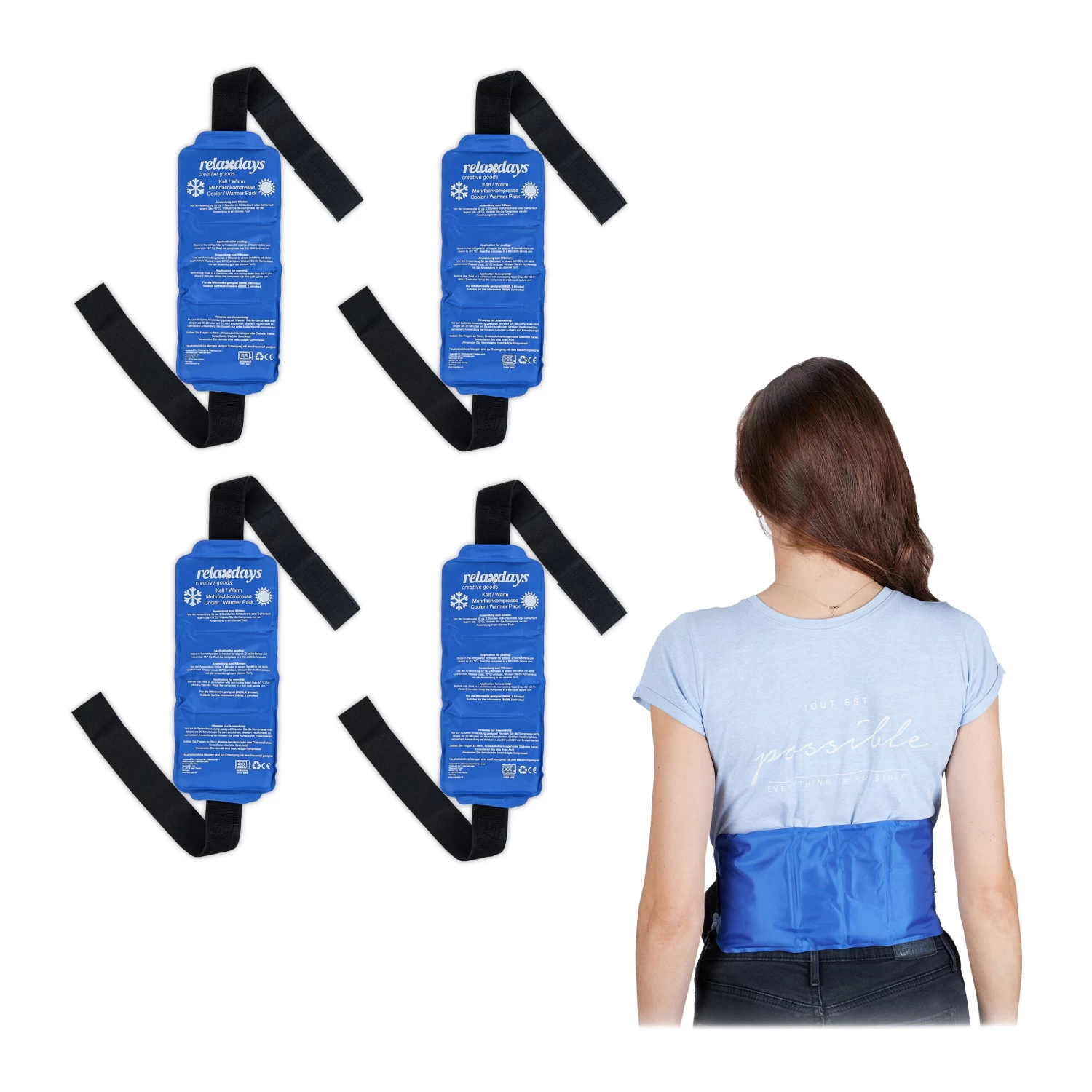 4 X Kältegürtel In Blau 1 4 X Kältegürtel In Blau