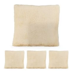 4 X Kissen In Creme - 35 X 40 Cm -Relaxdays relaxdays 4 x kissen in creme 35 x 40 cm 7