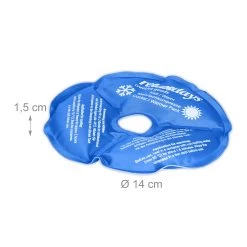 4 X Knie-Kühlpads In Blau -Relaxdays relaxdays 4 x knie kuhlpads in blau 3