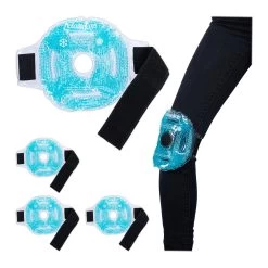 4 X Knie-Kühlpads In Hellblau