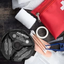 4 X Knie-Kühlpads In Schwarz -Relaxdays relaxdays 4 x knie kuhlpads in schwarz 1