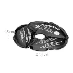 4 X Knie-Kühlpads In Schwarz -Relaxdays relaxdays 4 x knie kuhlpads in schwarz 3