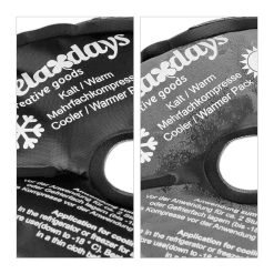 4 X Knie-Kühlpads In Schwarz -Relaxdays relaxdays 4 x knie kuhlpads in schwarz 5