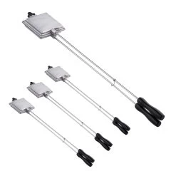 4 X Sandwicheisen In Silber -Relaxdays relaxdays 4 x sandwicheisen in silber 7