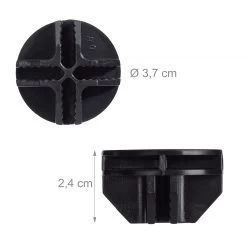 40 X Verbindungsstück In Schwarz 11 40 X Verbindungsstück In Schwarz -Relaxdays relaxdays 40 x verbindungsstuck in schwarz 3