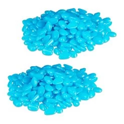 400x Leuchtsteine In Blau -Relaxdays relaxdays 400x leuchtsteine in blau 7