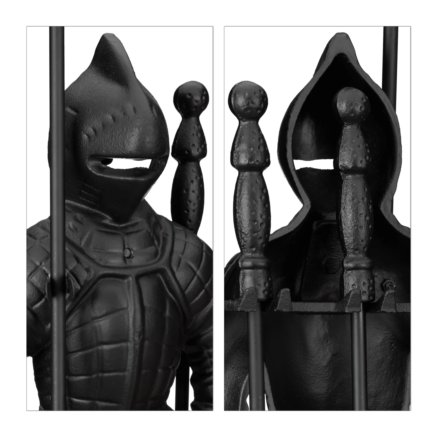 4tlg. Kaminbesteck In Schwarz 7 4tlg. Kaminbesteck In Schwarz – Bild 7