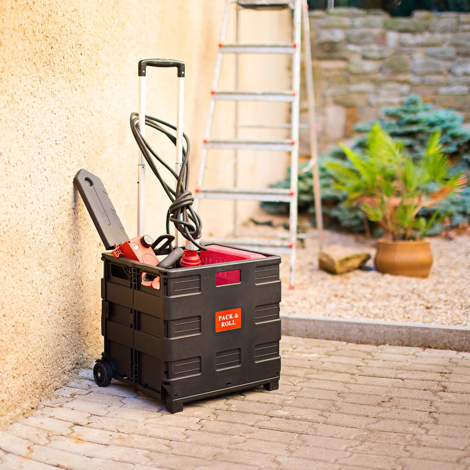 4x Einkaufstrolley In Schwarz - (B)42 X (H)100 X (T)37 Cm 3 4x Einkaufstrolley In Schwarz - (B)42 X (H)100 X (T)37 Cm – Bild 3