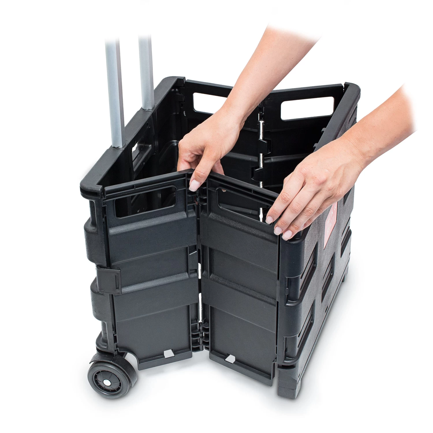 4x Einkaufstrolley In Schwarz - (B)42 X (H)100 X (T)37 Cm 6 4x Einkaufstrolley In Schwarz - (B)42 X (H)100 X (T)37 Cm – Bild 6