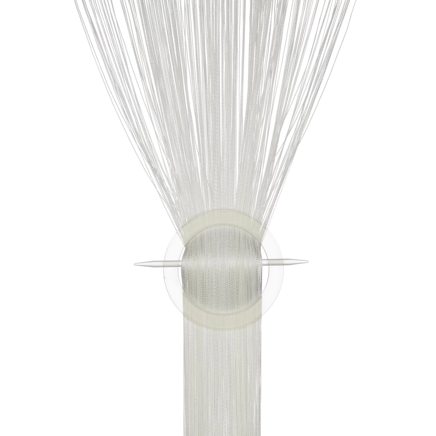 4x Fadenvorhang In Weiß - (L)245 X (B)145 Cm 6 4x Fadenvorhang In Weiß - (L)245 X (B)145 Cm – Bild 6