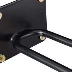 4x Gerätehalter In Schwarz -Relaxdays relaxdays 4x geratehalter in schwarz 5