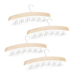 4x Gürtelhalter In Natur/ Silber