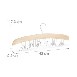 4x Gürtelhalter In Natur/ Silber 10 4x Gürtelhalter In Natur/ Silber -Relaxdays relaxdays 4x gurtelhalter in natur silber 3