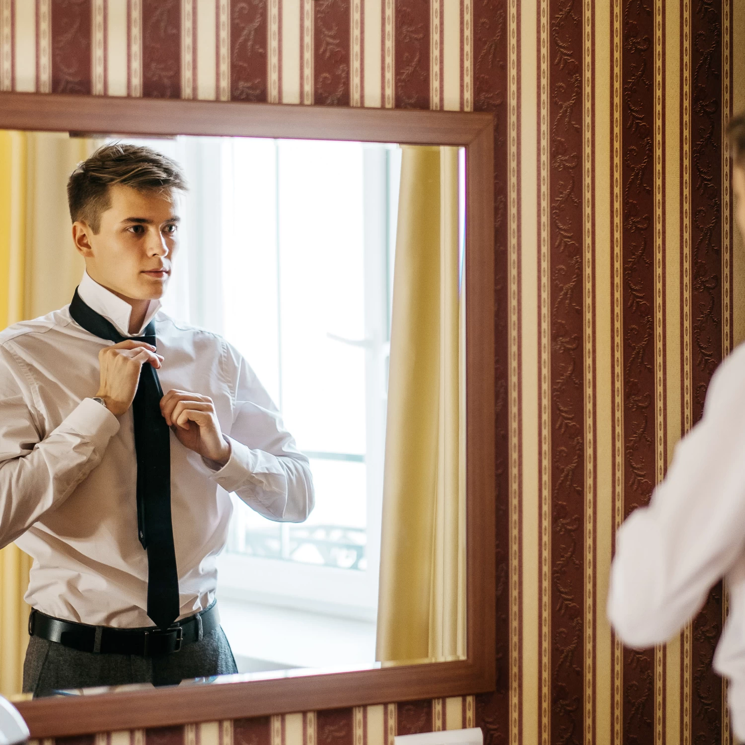 4x Gürtelhalter In Natur/ Silber 5 4x Gürtelhalter In Natur/ Silber – Bild 5