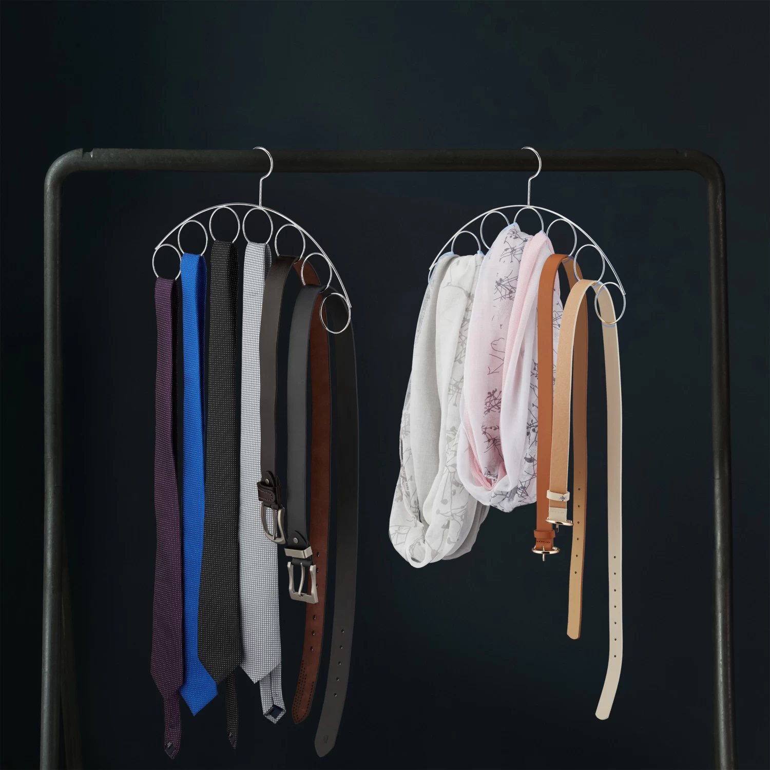 4x Kleiderbügel In Silber 2 4x Kleiderbügel In Silber – Bild 2