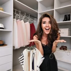 4x Kleiderbügel In Silber 9 4x Kleiderbügel In Silber -Relaxdays relaxdays 4x kleiderbugel in silber 2