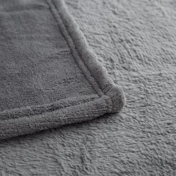 4x Kuscheldecke In Grau - (B)200 X (T)220 Cm -Relaxdays relaxdays 4x kuscheldecke in grau b 200 x t 220 cm 3