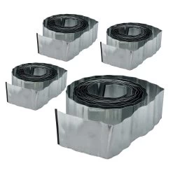 4x Rasenkante In Silber