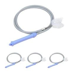 4x Rohrreinigungsbürste In Grau -Relaxdays relaxdays 4x rohrreinigungsburste in grau 7