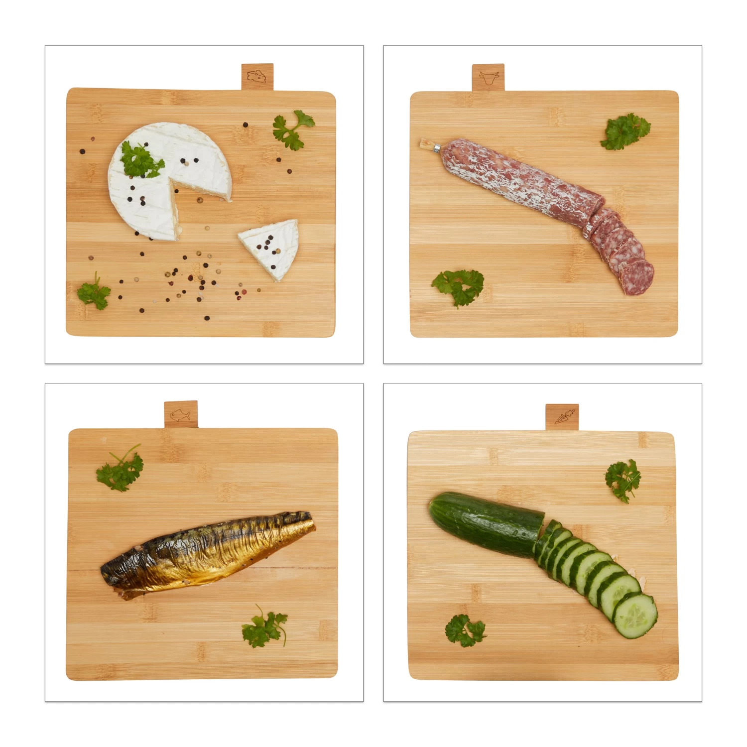 4x Schneidebrett In Natur 3 4x Schneidebrett In Natur – Bild 3