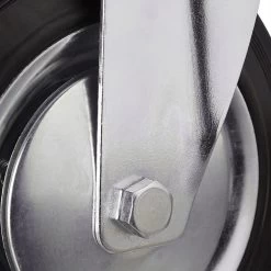 4x Schwerlastrollen In Schwarz - Ø 160 Mm -Relaxdays relaxdays 4x schwerlastrollen in schwarz o 160 mm 6