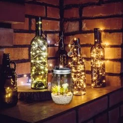 4x Solarlampe In Transparent -Relaxdays relaxdays 4x solarlampe in transparent 2