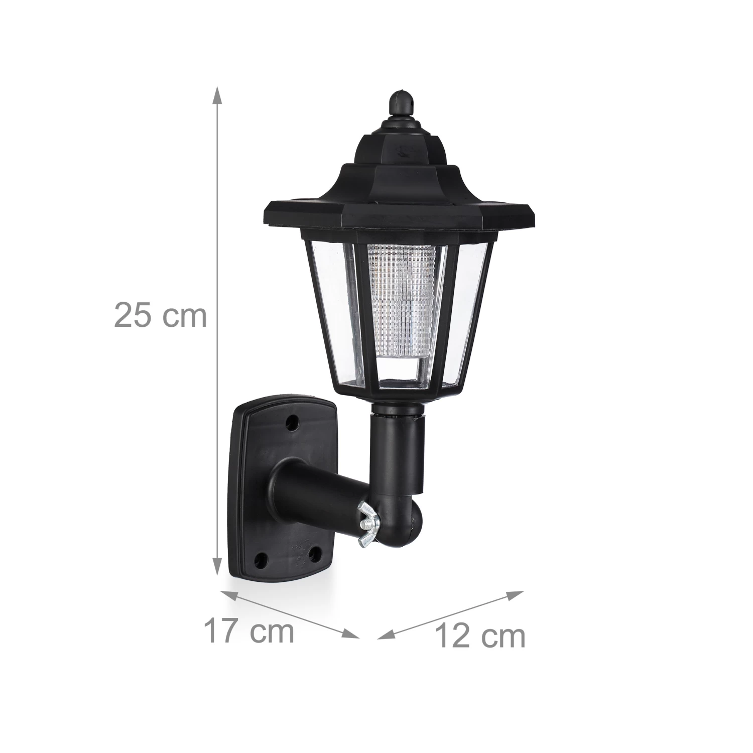 4x Solarlaterne In Schwarz 4 4x Solarlaterne In Schwarz – Bild 4