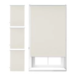 4x Thermorollo In Beige - (B)70 X (H)160 Cm