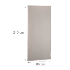 4x Thermorollo In Braun - (B)90 X (H)210 Cm -Relaxdays relaxdays 4x thermorollo in braun b 90 x h 210 cm 3