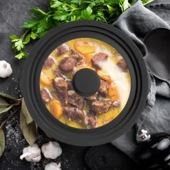 4x Topfdeckel In Grau - Ø20-24 Cm 10 4x Topfdeckel In Grau - Ø20-24 Cm -Relaxdays relaxdays 4x topfdeckel in grau o20 24 cm 4