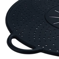 4x Überkochschutz In Schwarz - Ø 30 Cm -Relaxdays relaxdays 4x uberkochschutz in schwarz o 30 cm 2