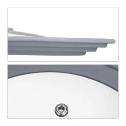 4x Universal In Grau - Ø22-26 Cm 11 4x Universal In Grau - Ø22-26 Cm -Relaxdays relaxdays 4x universal in grau o22 26 cm 5