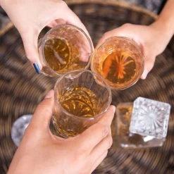 4x Whiskygläser In Transparent - 200 Ml -Relaxdays relaxdays 4x whiskyglaser in transparent 200 ml 2