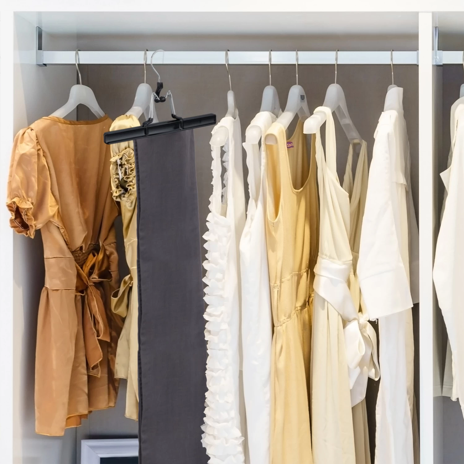 50x Hosenbügel In Schwarz 3 50x Hosenbügel In Schwarz – Bild 3