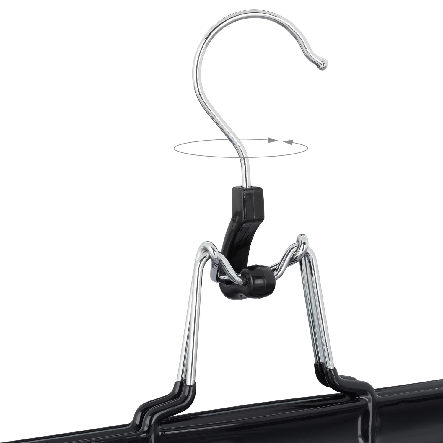 50x Hosenbügel In Schwarz 6 50x Hosenbügel In Schwarz – Bild 6