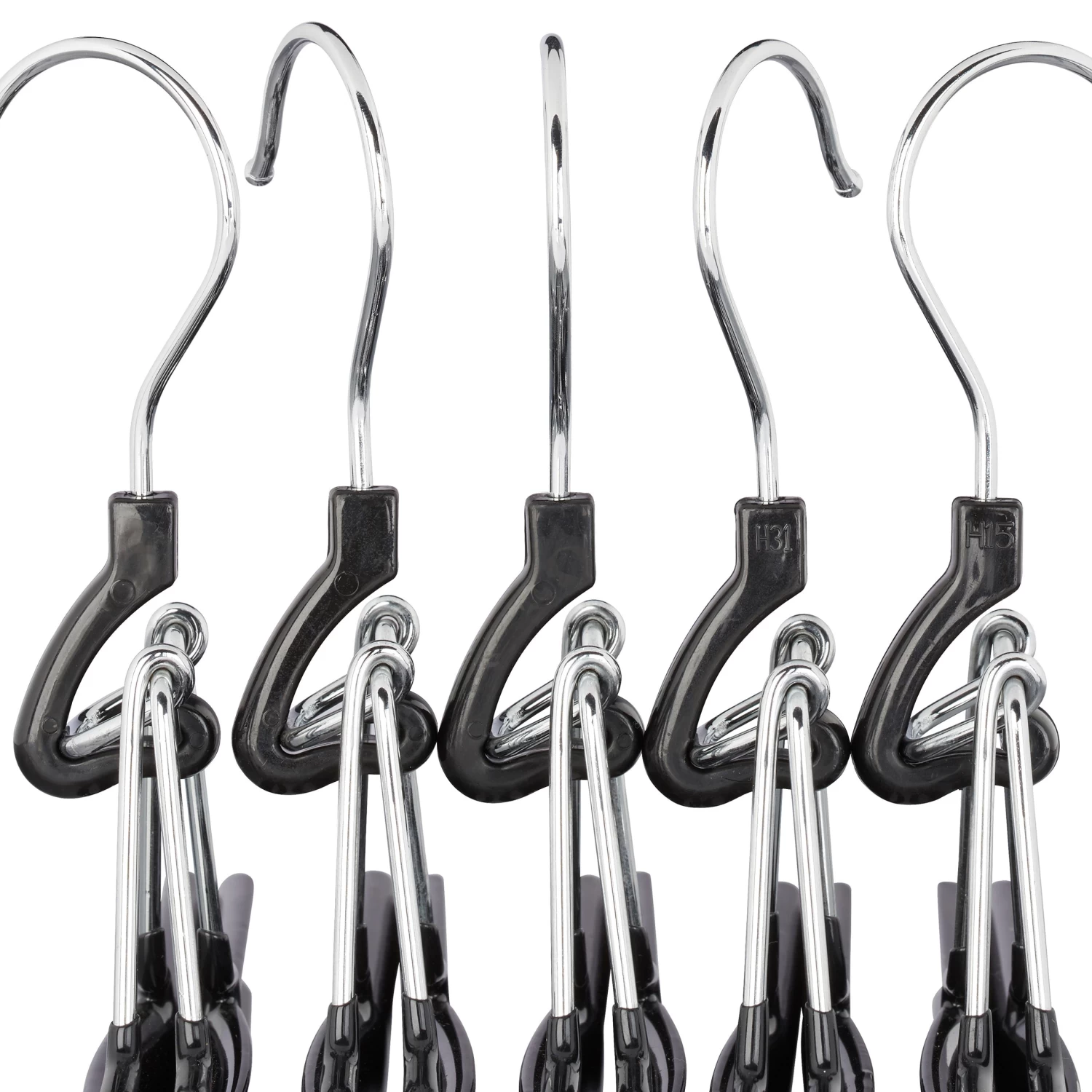 50x Hosenbügel In Schwarz 7 50x Hosenbügel In Schwarz – Bild 7
