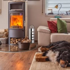 5tlg. Kaminbesteck In Grau/Silber -Relaxdays relaxdays 5tlg kaminbesteck in grau silber 5