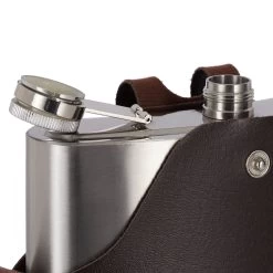 5x Flachmann In Silber - 1,8 L -Relaxdays relaxdays 5x flachmann in silber 1 8 l 6