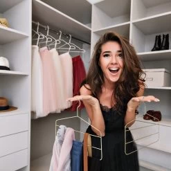 5x Hosenbügel In Kupfer -Relaxdays relaxdays 5x hosenbugel in kupfer 2