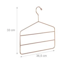 5x Hosenbügel In Kupfer -Relaxdays relaxdays 5x hosenbugel in kupfer 3