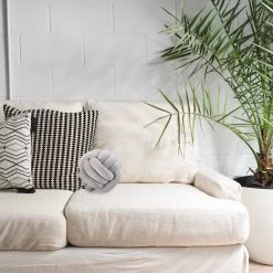 5x Knotenkissen In Gray -Relaxdays relaxdays 5x knotenkissen in gray 4